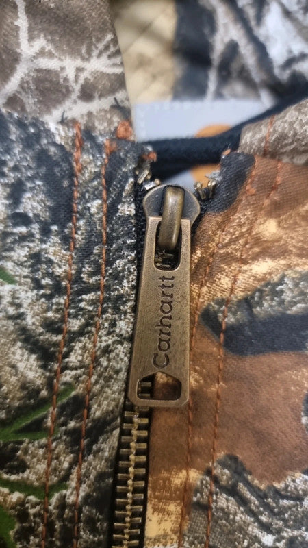 Camo Carhartt Reworked Hooded Jacket L