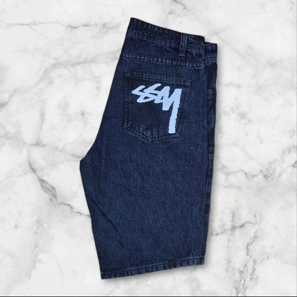 Stuss Denim Shorts
