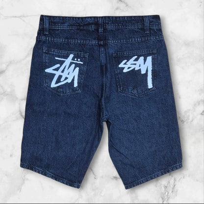Stuss Denim Shorts