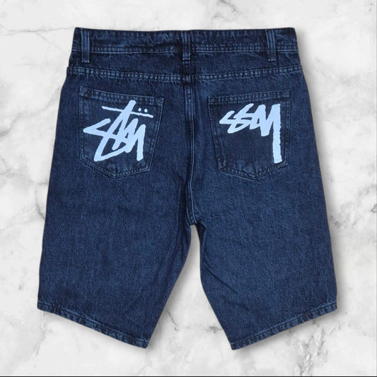 Stuss Denim Shorts