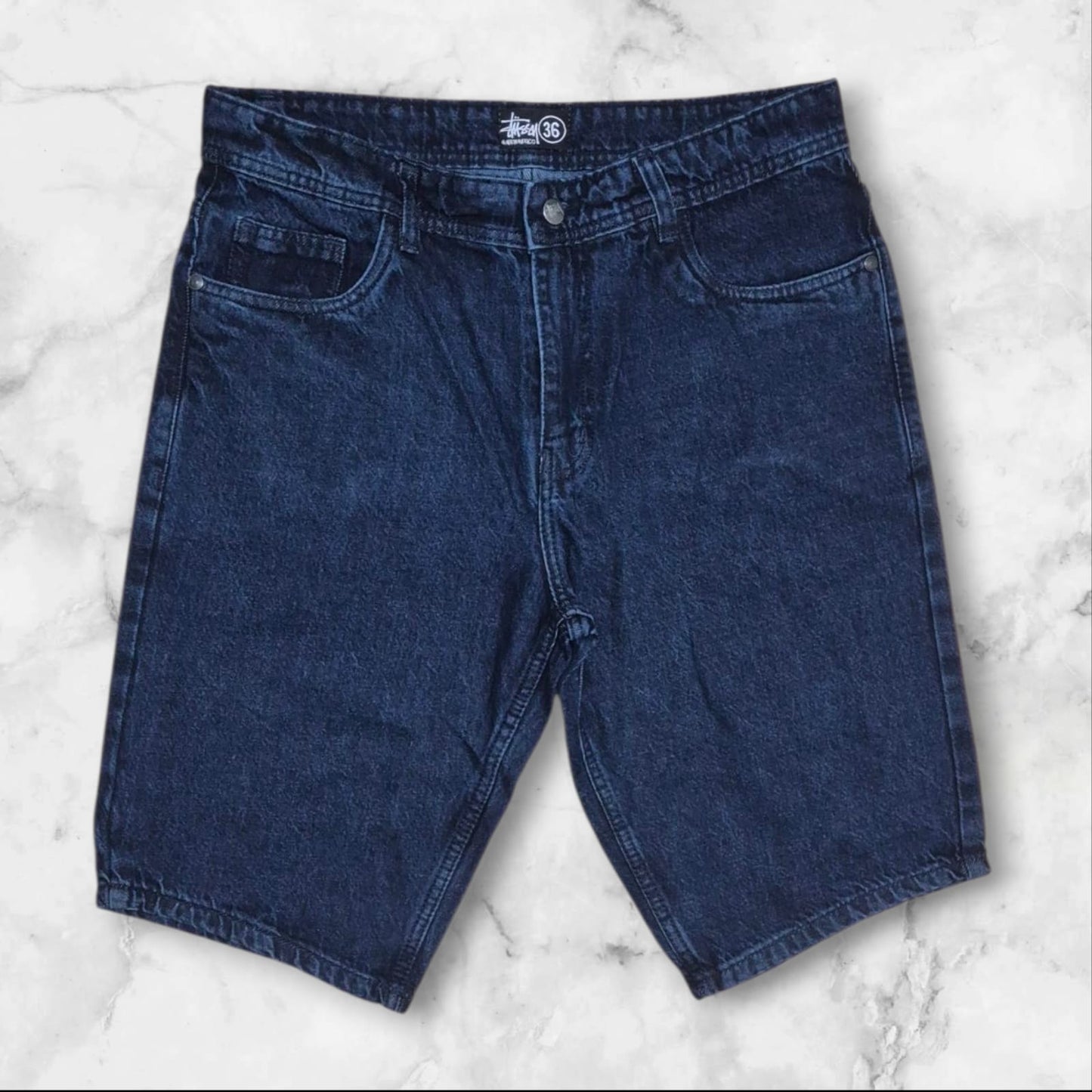 Stuss Denim Shorts